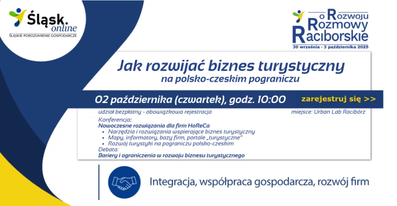 Jak rozwijać biznes turystyczny na polsko-czeskim pograniczu - Raciborskie Rozmowy o Rozwoju II